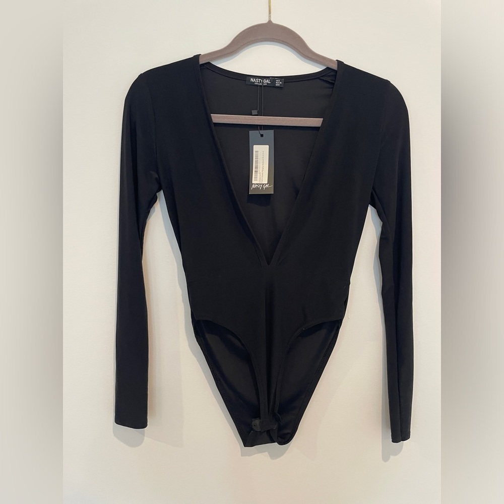 Nasty Gal Black bodysuit